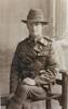 Formal portrait in uniform. Unknown date, presumably 1915.