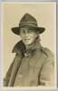 Postcard, Portrait of Corporal A.M. Barnard, 1917-1918, London, by Charles Henry Skillman. Gift of Mrs H J Barnard, 1920. Te Papa (GH001767)