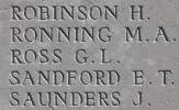 Gordon's name is inscribed on Caterpillar Valley NZ Memorial to the Missing, France.