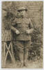 Loder Hills Allen (1892-1971) probably photographed at Wickham Market, Suffolk, visiting his family, c.1915. Lodor is a misspelling but he was also known as James (https://www.aucklandmuseum.com/war-memorial/online-cenotaph/record/164635)