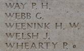 Henry's name is inscribed on Tyne Cot Memorial to the Missing, Belgium