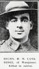 Private Francis B. Langridge&#39;s younger brother - Rifleman Harry Montague Langridge (1895-1917); Rifleman, New Zealand Rifle Brigade, 4th Battalion, 9th Reinforcements NZEF - who was killed in action - 7 June 1917 - at Messines Ridge, Ypres, Belgium (aged 21 years).