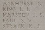 Karl's name is inscribed on Tyne Cot Memorial to the Missing, Belgium.