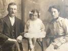 James Charles Brown with his wife, Caroline (née Howarth, later Dickinson) and daughter Sylvia