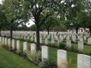 Cite Bonjean Military Cemetery, Armentieres where P W Bourke lies at rest.