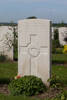  James Mulholland's gravestone, Tyne Cot Cemetery, Zonnebeke, West-Flanders, Belgium.