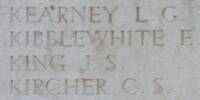 Leslie's name is inscribed on Messines Ridge NZ Memorial to the Missing, West-Flanders, Belgium.