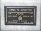 2nd NZEF Pte # 15749 - 6 FD AMB died 3.12.2013 aged 102yrs & Phyllis J GARDYNE - died 25.102002 aged 84yrs Both were cremated & buried in the Pyes Pa Tauranga  New RSA Block Row G Plot 9