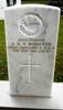 Headstone of 2/2712 Gunner Arthur Edgar Vernon Rossiter
