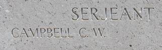 Colin's name is on Jerusalem War Memorial, Palestine.