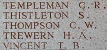 Claude's name is on Lone Pine Memorial to the Missing, Gallipoli, Turkey.