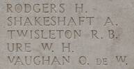 Ronald's name is inscribed on Tyne Cot Memorial to the Missing, Belgium.