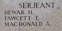 Angus Macdonald's name is on Chunuk Bair New Zealand Memorial to the Missing, Gallipoli,Turkey.