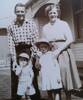 Photo taken in New Zealand with me in front of my father (James Stanley Barr) mother and sister