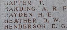 Edward's name is on Lone Pine Memorial to the Missing, Gallipoli, Turkey.