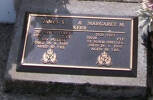 6338, 2nd NZEF, J FORCE, 2Lt JAMES S. KERR, 2 Div Postal, died 16.6.1993 aged 80 years. 72124, 2nd NZEF, Pte MARGARET M KERR, NZ Medical Corps, died 24.1.2005 aged 88 years.Both are buried in the Taruheru Cemetery, Gisborne Blk RSA32 Plot 47