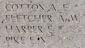 Eric's name is inscribed on Jerusalem War Memorial, Palestine.
