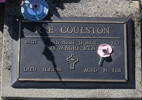 68373, 2nd NZEF J Force, 2/Lt R.E. COULSTON, 28 Maori Btn. Died 11.2.1998 aged 74 years. He is buried in the Taruheru Cemetery, Gisborne Blk RSA 34 Plot 464