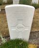 Headstone in the St Nicholas church graveyard, Brockenhurst, July 2018