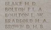 Lawrence's name is inscribed on Tyne Cot Memorial to the Missing, Belgium.