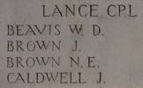 Wilfred's name is inscribed on Messines Ridge NZ Memorial to the Missing, West-Flanders, Belgium.