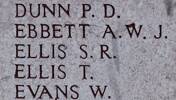 Sydney's name is on Chunuk Bair New Zealand Memorial to the Missing, Gallipoli,Turkey.