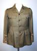 New Zealand Mounted Rifles officer&#39;s service jacket, World War I,  belonged to Arthur Batchelar. Khaki jacket / tunic with insignia for the rank of Lieutenant-Colonel. Held by Te Manawa Museums Trust, Palmerston North