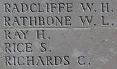 Harold's name is inscribed on Caterpillar Valley NZ Memorial to the Missing, France.