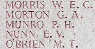 Philip's name is on Lone Pine Memorial to the Missing, Gallipoli, Turkey.