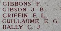 Frederick's name is on Lone Pine Memorial to the Missing, Gallipoli, Turkey.