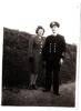 Colin and Marion (his future wife) on banks of Thames 1945