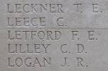  Francis Letford's name is inscribed on Tyne Cot Memorial to the Missing, Belgium.