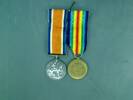 Medals given for Stephen Elisha Tutts service during WW 1.
