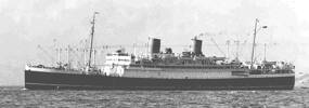 SS Rangitiki which took Laurie to England early 1940.