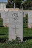 John's gravestone, Beersheba War Cemetery Palestine.