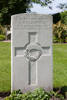 Alexander's gravestone, Cannock Chase War Cemetery Staffordshire, England.