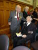 Fred with his old shipmate Jim whom he had not seen in 70 years