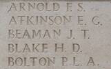 Edward's name is inscribed on Tyne Cot Memorial to the Missing, Belgium.