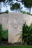 Oakley's gravestone, Cassino War Cemetery, Italy.