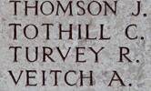 Compton's name is on Chunuk Bair New Zealand Memorial to the Missing, Gallipoli,Turkey.