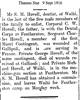Thames Star 9 Sept 1916 - The Hovell’s of Coromandel had five members who served in World War One, two of them serving in the Maori Contingent.