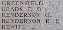 Gilbert's name is on Lone Pine Memorial to the Missing, Gallipoli, Turkey.