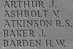 Robert's name is inscribed on Caterpillar Valley NZ Memorial to the Missing, France.