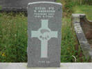 Headstone in Clinton Cemetery, South Otago