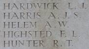Alfred's name is inscribed on Messines Ridge NZ Memorial to the Missing, West-Flanders, Belgium.
