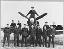 Part of No. 154 Squadron Gil standing 3rd from right 
