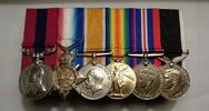 Medal group of Sgt L.E. Vernazoni, DCM, including WWI and WWII service medals.