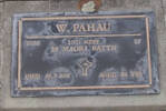 2nd NZEF, 39123 Lt W PAHAU, 28 Maori Battn, died 26 July 1991 aged 78 years
He is buried in the Taruheru Cemetery, Gisborne
Blk RSAAS Plot 119