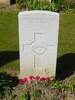 Grave site Bannerville War Cemetery, Normandy France.