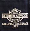 Donald Gill wore this on his blazer when returning to the 50 year anniversary of Gallipoli